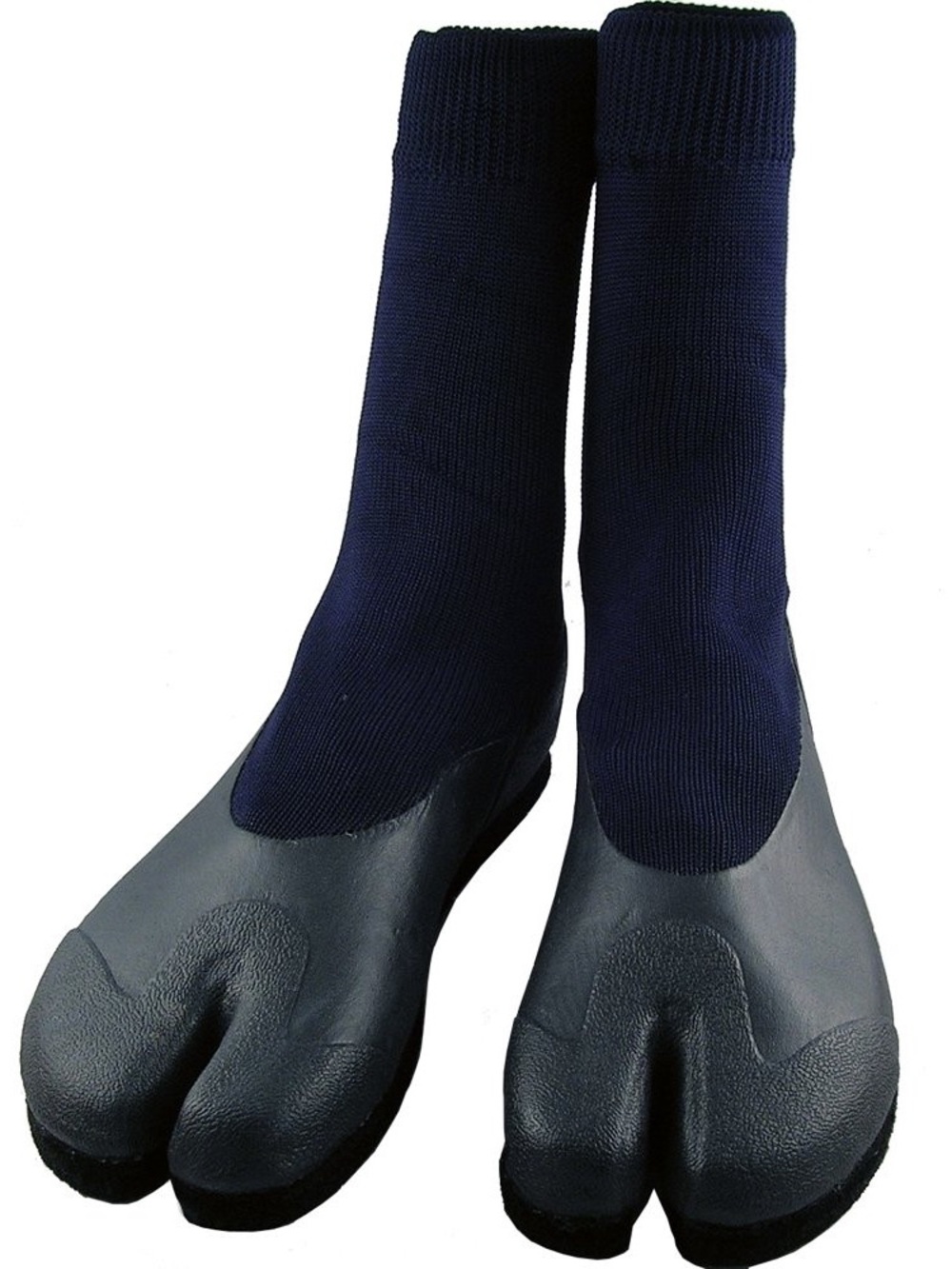 Men's Athletic Split-Toe Tabio Sock Shoes - Navy